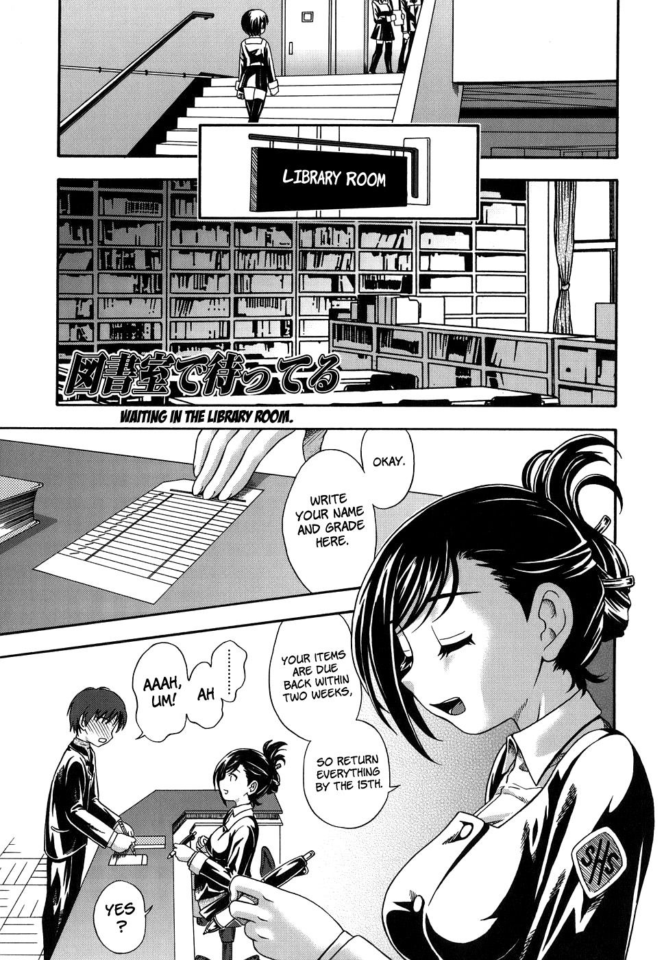Hentai Manga Comic-Love Me Do-Chapter 8-Waiting In The Library Room-1
